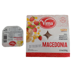 Yogurt de macedonia